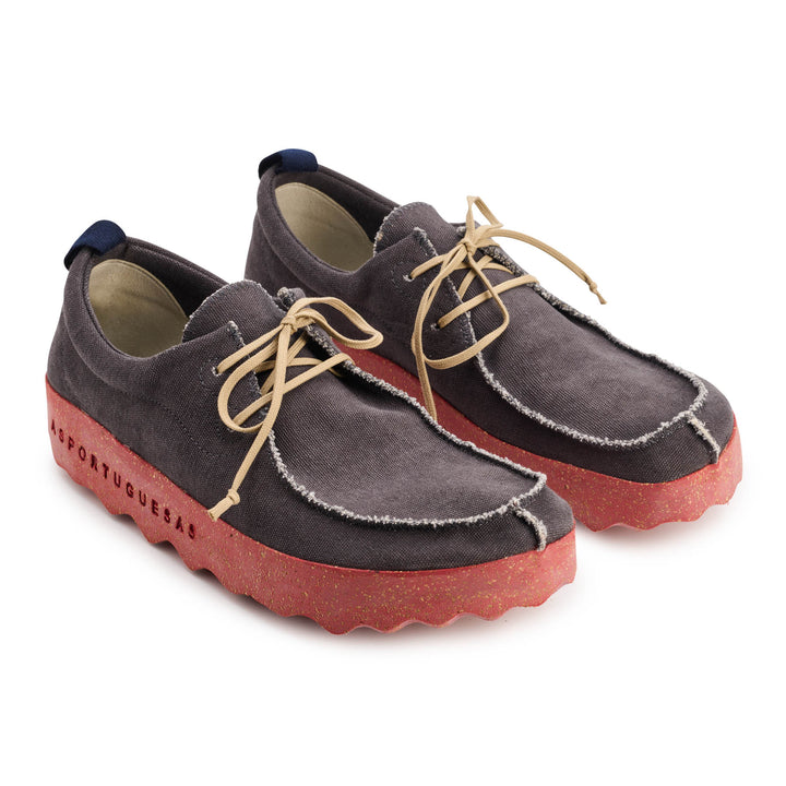 Asportuguesas Chat Black & Red Lace Trainers