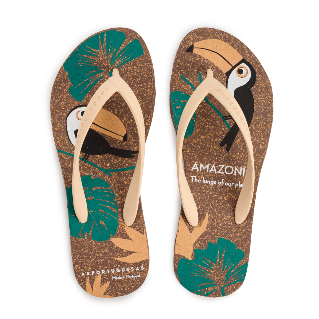 Asportuguesas Amazonia Brown and Cream Strap