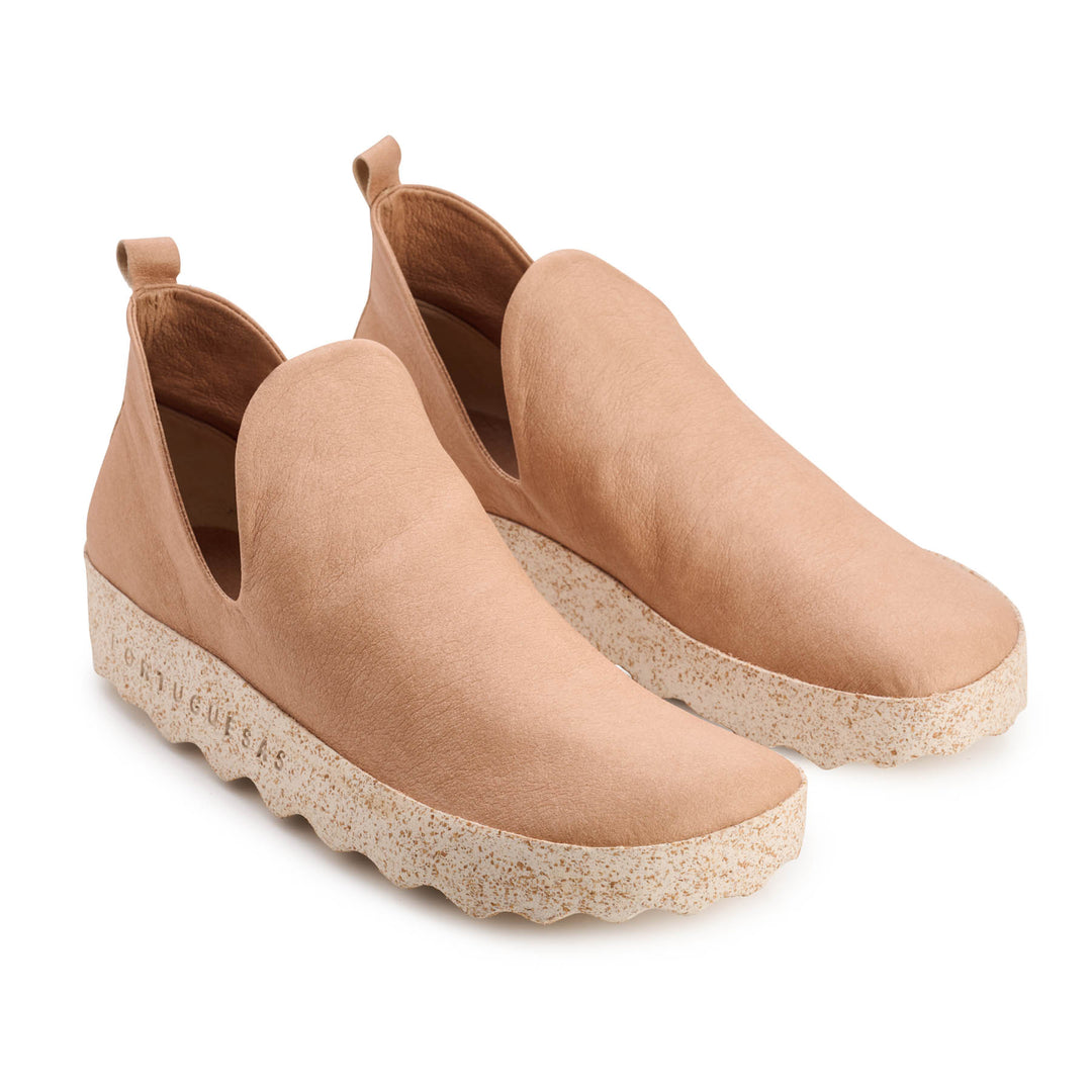 Asportuguesas City Corn Biofiber Sand and Natural Sole Trainers