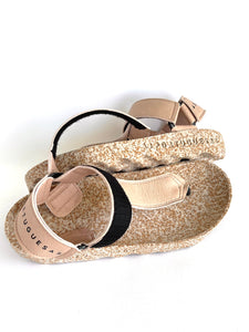 Asportuguesas Velcro Sandals Fizz Sweet Pink and Milky Sole